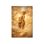 Do Not Be Afraid, For I Am With You | Isaiah 43:5 – KJV Faith Metal Print - KJV Word & Light Threads