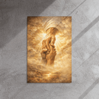 Do Not Be Afraid, For I Am With You | Isaiah 43:5 – KJV Faith Metal Print - KJV Word & Light Threads