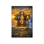 Steadfast, Refined, Radiant, Resilient & Redeemed | Isaiah 41:10 – KJV Faith Metal Print - KJV Word & Light Threads