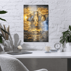 Steadfast, Refined, Radiant, Resilient & Redeemed | Isaiah 41:10 – KJV Faith Metal Print - KJV Word & Light Threads