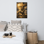 Divine Authority & Transcendence | Crown of Glory – KJV Faith Metal Print - KJV Word & Light Threads