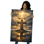 Peace Before the Storm | Philippians 4:7 – KJV Faith Metal Print - KJV Word & Light Threads
