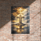 Peace Before the Storm | Philippians 4:7 – KJV Faith Metal Print - KJV Word & Light Threads