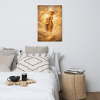 Do Not Be Afraid, For I Am With You | Isaiah 43:5 – KJV Faith Metal Print - KJV Word & Light Threads