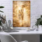 Do Not Be Afraid, For I Am With You | Isaiah 43:5 – KJV Faith Metal Print - KJV Word & Light Threads