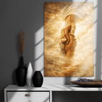 Do Not Be Afraid, For I Am With You | Isaiah 43:5 – KJV Faith Metal Print - KJV Word & Light Threads