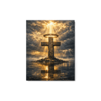 Peace Before the Storm | Philippians 4:7 – KJV Faith Metal Print - KJV Word & Light Threads