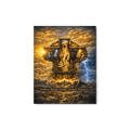 Steadfast, Refined, Radiant, Resilient & Redeemed | Isaiah 41:10 – KJV Faith Metal Print - KJV Word & Light Threads