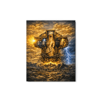 Steadfast, Refined, Radiant, Resilient & Redeemed | Isaiah 41:10 – KJV Faith Metal Print - KJV Word & Light Threads