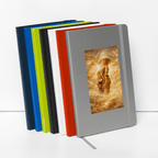 God Grasping Our Hands – Isaiah 43:5 | KJV Faith Hardcover Notebook - KJV Word & Light Threads