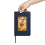 God Grasping Our Hands – Isaiah 43:5 | KJV Faith Hardcover Notebook - KJV Word & Light Threads