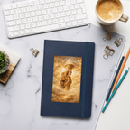 God Grasping Our Hands – Isaiah 43:5 | KJV Faith Hardcover Notebook - KJV Word & Light Threads