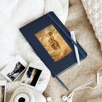 God Grasping Our Hands – Isaiah 43:5 | KJV Faith Hardcover Notebook - KJV Word & Light Threads