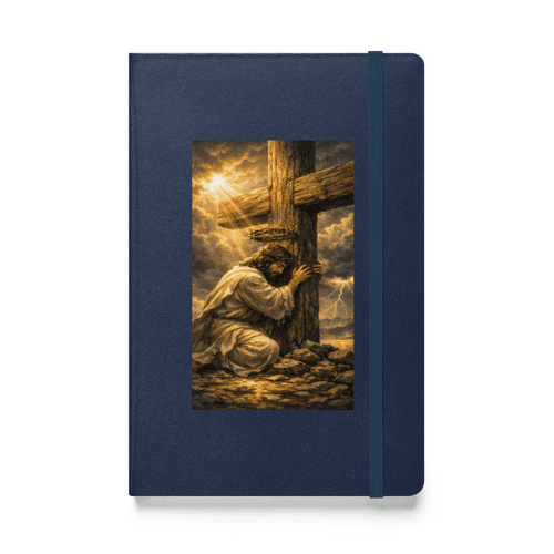 Divine Authority & Transcendence – Crown of Glory | KJV Faith Hardcover Notebook - KJV Word & Light Threads