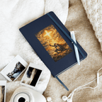 Victory Belongs to the Lord – Proverbs 21:31 | KJV Faith Hardcover Notebook - KJV Word & Light Threads