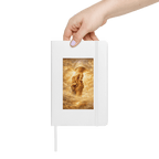 God Grasping Our Hands – Isaiah 43:5 | KJV Faith Hardcover Notebook - KJV Word & Light Threads