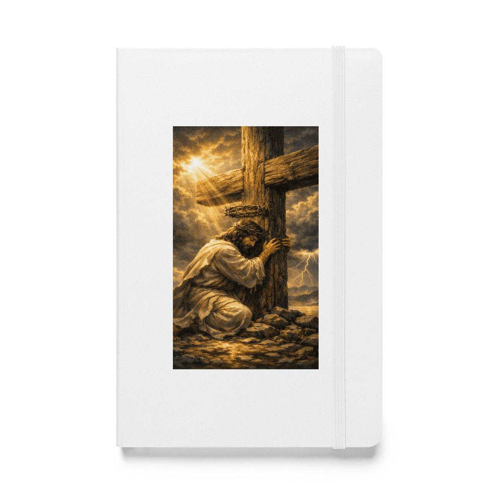 Divine Authority & Transcendence – Crown of Glory | KJV Faith Hardcover Notebook - KJV Word & Light Threads