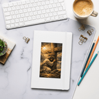 Divine Authority & Transcendence – Crown of Glory | KJV Faith Hardcover Notebook - KJV Word & Light Threads
