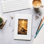Victory Belongs to the Lord – Proverbs 21:31 | KJV Faith Hardcover Notebook - KJV Word & Light Threads
