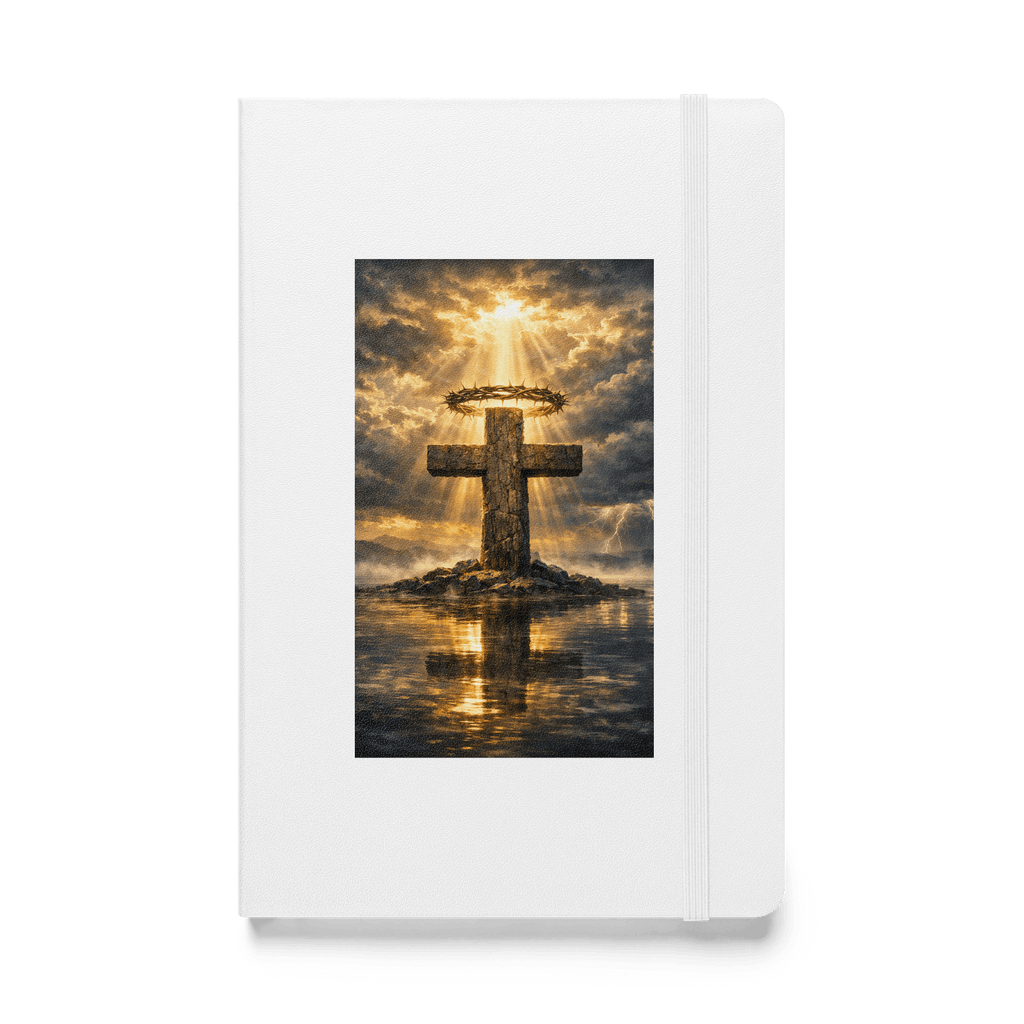 Peace Before the Storm II – Philippians 4:7 | KJV Faith Hardcover Notebook - KJV Word & Light Threads