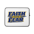 Faith Over Fear | 2 Timothy 1:7 – KJV Faith Laptop Sleeve - KJV Word & Light Threads