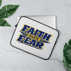 Faith Over Fear | 2 Timothy 1:7 – KJV Faith Laptop Sleeve - KJV Word & Light Threads