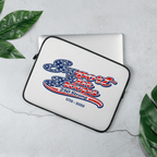 Support Our Troops 250 Strong | 1776–2026 – KJV Faith Laptop Sleeve - KJV Word & Light Threads