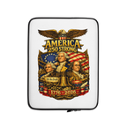 America 250 Strong | 1776–2026 – KJV Faith Laptop Sleeve - KJV Word & Light Threads