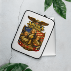 America 250 Strong | 1776–2026 – KJV Faith Laptop Sleeve - KJV Word & Light Threads