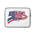 America Strong 250 Years | 1776–2026 – KJV Faith Laptop Sleeve - KJV Word & Light Threads