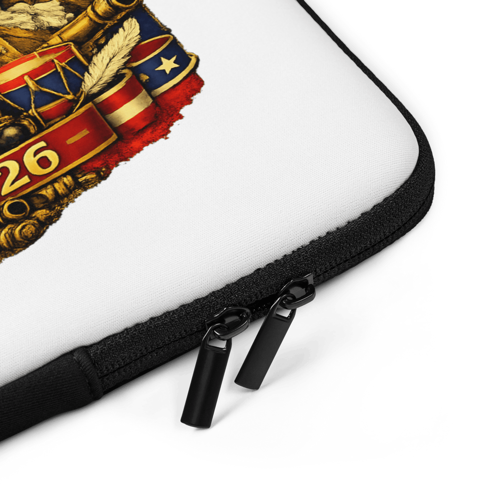 America 250 Strong | 1776–2026 – KJV Faith Laptop Sleeve - KJV Word & Light Threads