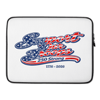 Support Our Troops 250 Strong | 1776–2026 – KJV Faith Laptop Sleeve - KJV Word & Light Threads