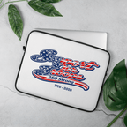 Support Our Troops 250 Strong | 1776–2026 – KJV Faith Laptop Sleeve - KJV Word & Light Threads