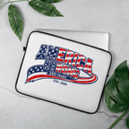 America Strong 250 Years | 1776–2026 – KJV Faith Laptop Sleeve - KJV Word & Light Threads