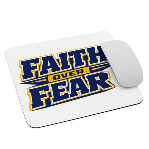 Faith Over Fear | 2 Timothy 1:7 – KJV Faith Mouse Pad - KJV Word & Light Threads
