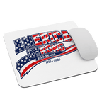 America Strong 250 Years | Isaiah 40:29 – KJV Faith Mouse Pad - KJV Word & Light Threads