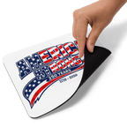 America Strong 250 Years | Isaiah 40:29 – KJV Faith Mouse Pad - KJV Word & Light Threads