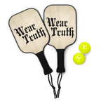 Wear Truth Black BL | Ephesians 6:14 – KJV Faith Pickleball Paddle Set - KJV Word & Light Threads