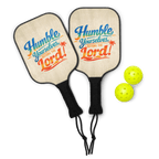 Humble Yourselves Before the Lord | James 4:10 – KJV Faith Pickleball Paddle Set - KJV Word & Light Threads