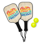 God's Timing Is Perfect | Ecclesiastes 3:11 – KJV Faith Pickleball Paddle Set - KJV Word & Light Threads