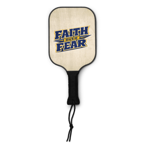 Faith Over Fear | 2 Timothy 1:7 – KJV Faith Pickleball Paddle Set - KJV Word & Light Threads