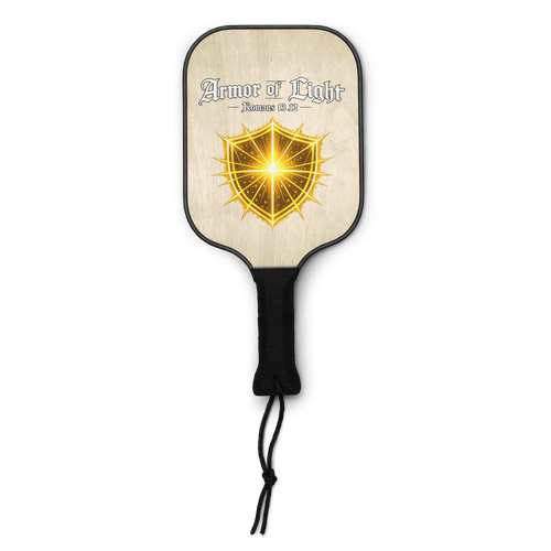 Armor of Light | Romans 13:12 – KJV Faith Pickleball Paddle Set - KJV Word & Light Threads