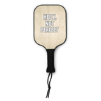 Holy, Not Perfect | 1 Peter 1:16 – KJV Faith Pickleball Paddle Set - KJV Word & Light Threads