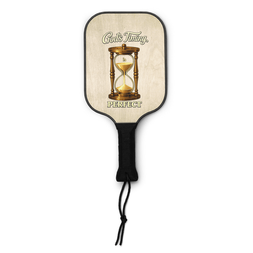 God's Timing Is Perfect II | Ecclesiastes 3:11 – KJV Faith Pickleball Paddle Set - KJV Word & Light Threads