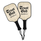 Trust God | Proverbs 3:5 – KJV Faith Pickleball Paddle Set - KJV Word & Light Threads