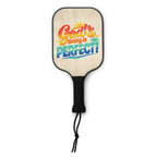 God's Timing Is Perfect | Ecclesiastes 3:11 – KJV Faith Pickleball Paddle Set - KJV Word & Light Threads
