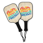 God's Timing Is Perfect | Ecclesiastes 3:11 – KJV Faith Pickleball Paddle Set - KJV Word & Light Threads