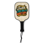 Faith All The Way Up | Hebrews 11:1 – KJV Faith Pickleball Paddle Set - KJV Word & Light Threads