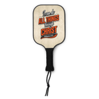 I Can Do All Things | Philippians 4:13 – KJV Faith Pickleball Paddle Set | White & Orange - KJV Word & Light Threads
