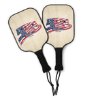 America Strong – 250 Years | 1776–2026 KJV Faith Pickleball Paddle Set - KJV Word & Light Threads